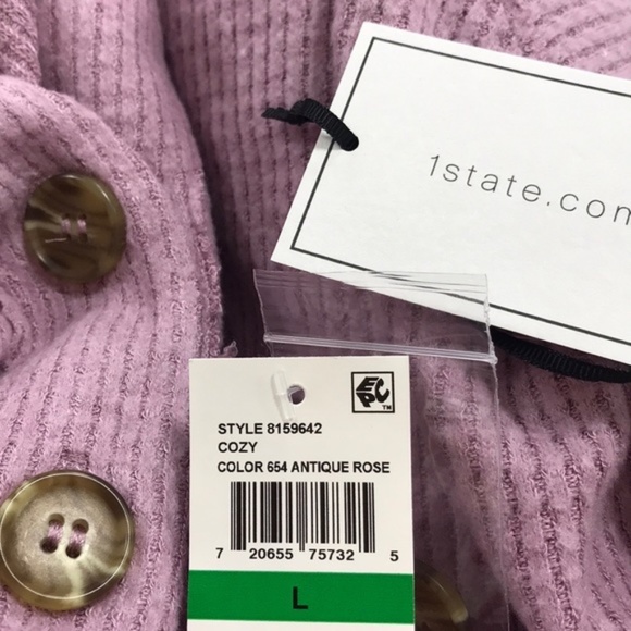 1.state V-Neck Cardigan Sweater - Picture 3 of 5